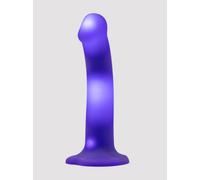 Strap-On-Me Soft Touch Silicone Glow LED Dildo 6.5 Inch - Purple Purple