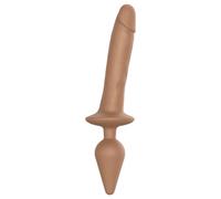 Strap-on-me Switch Realistic L - 2-in-1 silicone dildo (flesh-coloured)