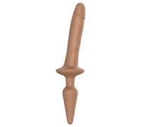 Strap-on-me Switch Realistic S - 2in1 Silicone Dildo (Natural)