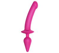 Strap-on-me Switch Semi-Realistic XXL - 2-in-1 Dildo (Pink)