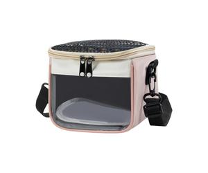 Strap Pet Travel Bag JINGPIN for Hamster Owners, Compact Small Animal Transit Tote, Short Trip Use, 15cm / 5.9inch Hamster Travel Bag Portable Small Animal Tote Shoulder Strap Outing Compact Pet Local