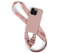 Strap Phone Case For Apple iPhone 15 Pro Phone Chain Clear Wrap Around Case