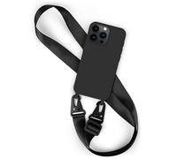 Strap Phone Case For iPhone 16 Pro Max Phone Chain Clear Wrap Around Case