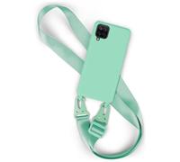 Strap Phone Case For Samsung Galaxy A12 Phone Chain Clear Wrap Around Case