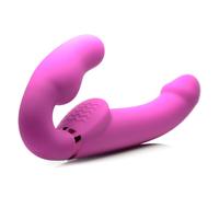 Strap U 10X Evoke Ergo Fit Inflatable & Vibrating Silicone Strapless Strap-on