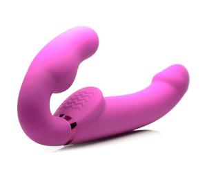 Strap U 10X Evoke Ergo Fit Inflatable & Vibrating Silicone Strapless Strap-on