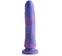 Strap U Magic Stick 8 Inch Glitter Suction Cup Strap-On Dildo Silicone Cock