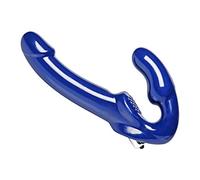 Revolver II Vibrating Strapless Strap-On - Blue