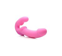 Urge Remote Controlled Vibrating Silicone Strapless Strap-On