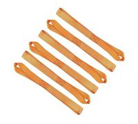 Strap with Buckle, 6pcs Soft Loop Tie Down Straps for Securing Cargo ATV UTV Motorcycles Scooters Dirt Bikes Lawn Garden Equipment 15.9inch/40.5cm(Oranje)