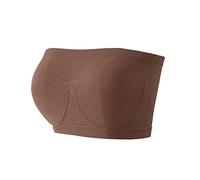 Strapless Bras for Large Breasts Plus Size Bandeau Bra UK Clearance Non Padded Everyday Bras Womens Wireless Stretch Bra Plus Size Summer Tube Bras Comfort Stretch Bralette (No Bra Pad)