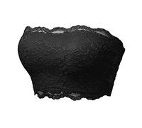 Strapless Bras for Women Non Wired Push Up Lace Bandeau Bras Seamless Plus Size Tube Bralettes Soft Stretchy Brassiere Comfortable Pull On Yoga Bra My Orders UK