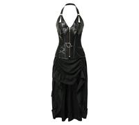 Strapless Dress Women's Sleeveless Corset Backless Gothic Irregular Medieval Steampunk Large Size Chic Casual Dresses Court Renaissance Costume Halloween Victorian Carnival Cosplay