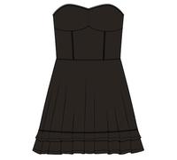 Strapless lace mini-dress in 50s style for women Superdry Black L