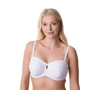 (36 DD, White) Camille Womens Strapless Multiway Underwired Bra