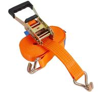 StrapOn 5000kg Ultra-Premium Ratchet Lashing Claw Hook Cargo Lorry Tie Down Webbing Restraint Straps (20mtr)