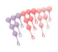 Strapon Anal Beads Soft Butt Plug Long Dildo Anus Toy Vaginal Ball G-spot Stimulation Sexy Sex Toys Couple Adult Supplies Store(Pink-S)