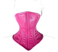 Strapon Face Neck Bound Leather -Davidsource Head Harness Slave Restraint Purple Leather No Pungent Smell Corset Muzzle Posture BDSM Unisex Bondage Kit (18 Inches Neck Round, Purple)