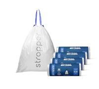 Strapper 100 Dark Blue Bin Liners, Compatible with Simplehuman Code J, 30-45 Litre