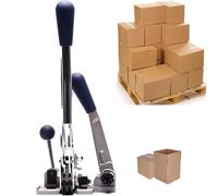 Strapping Machine, 3-in-1 Tension Lock Cut Tool, Efficient for Secure Packaging