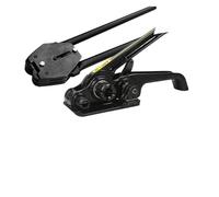 Strapping Machine, Silent Packaging Strapping Banding Kit Manual Baler PP Strapping Machine Pet Plastic Steel Strapping Machine Tightener Tensioner(F)