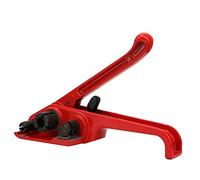 Strapping Tool, Manual Tape Strapping Tensioner - Heavy-Duty Red Sealless Combination Tool for Binding PET/PP Tape - for 16-19mm Wide Strapping with Independent and Design (Red)