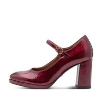 Tamaris Women's Vegan Court Shoes, Merlot, 5 UK
