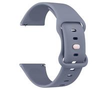 Straps Compatible for Samsung Galaxy Watch 3 41mm 42mm/Samsung Galaxy Watch Active 2 40mm 44mm/Samsung Gear Sport, 20mm Soft Watch Replacement for Samsung Galaxy Watch 3 41mm (20mm, Blue Grey)