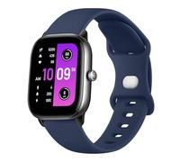 Straps Compatible with Amazfit GTS 2 Mini/GTS 4 / GTS 4 Mini/GTS 3 / GTS 2 / GTS 2e, 20mm Soft Double Hole Buckle Band for Amazfit Bip 3 Pro/Bip 3/Bip U Pro/Bip Lite/Bip S/Bip U (Navy Blue)