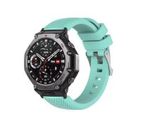 Straps Compatible with Amazfit T-Rex 3 Strap, Colorful Adjustable Replacement Wristband Silicone Sport Band for Amazfit T-Rex 3 Outdoor Smartwatch (Mint)