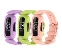 Straps compatible with Fitbit Ace 3 Strap for Kids, [3 Pack] Soft Silicone Adjustable Wristband Replacement Strap Boys Girls (3-Pack 05)