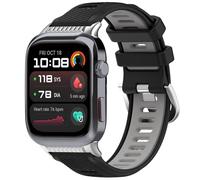 Straps Compatible with Huawei Watch D2 Strap, Adjustable Replacement Wristband Silicone Sport Band for Huawei Watch D2 Smart Watch (Black Gray)