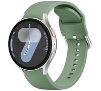 Straps Compatible with Samsung Galaxy Watch 7/6/5/4 Strap 40mm 44mm,20mm Adjustable Original Style Silicone Sport Replacement for Samsung Galaxy Watch 7/6/5/4 Women Men (Light Green)