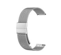 Straps Compatible with Withings ScanWatch Light Strap, Stainless Steel Metal Mesh Wristband Replacement Business Band for ScanWatch Light 37mm Smart Watch (Silver)
