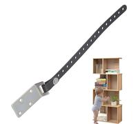 STRAPS FOR WALL - Heavy duty safety straps for sideboard, sideboard, bookcase, adjustable furniture fixing, sturdy design.