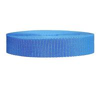 Strapworks Heavyweight Polypropylene Webbing - Heavy Duty Poly Strapping for Outdoor DIY Gear Repair, 1.5 Inch x 50 Yards, Powder Blue