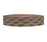 Strapworks Heavyweight Polypropylene Webbing - Heavy Duty Poly Strapping for Outdoor DIY Gear Repair, 1.5 Inch x 50 Yards, Woodland Camo