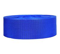 Strapworks Heavyweight Polypropylene Webbing - Heavy Duty Poly Strapping for Outdoor DIY Gear Repair 2 Inch x 10 Yards - Royal Blue