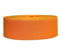 Strapworks Heavyweight Polypropylene Webbing - Heavy Duty Poly Strapping for Outdoor DIY Gear Repair, 2 Inch x 25 Yards - Yellow Gold