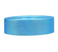 Strapworks Lightweight Polypropylene Webbing - Poly Strapping for Outdoor DIY Gear Repair, Pet Collars, Crafts - 1.5 Inch x 10 Yards - Powder Blue