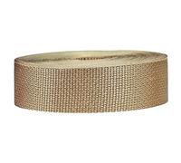 Strapworks Poly Strapping for Outdoor DIY Gear Repair, Pet Collars, Crafts - 1.5 Inch Khaki, Polypropylene, 1.5" x 25 Yard