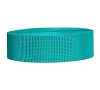 Strapworks Poly Strapping for Outdoor DIY Gear Repair, Pet Collars, Crafts - 1.5 Inch, Polypropylene, Teal, 1.5" x 10 Yard