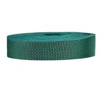 Strapworks Poly Strapping for Outdoor DIY Gear Repair, Pet Collars, Crafts-1 Inch, Polypropylene, Forest Green, 1" x 50 Yard