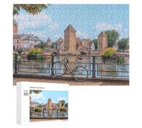 Strasbourg Colourful Wooden Jigsaw Puzzle for Adults, 300 PCS