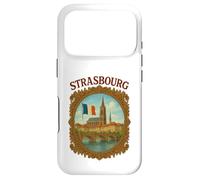 Strasbourg France City Travel Bridge Vintage Victorian Frame Case for iPhone 17 Pro