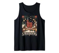 Strasbourg, France, European Christmas Market, Fun Family Tank Top