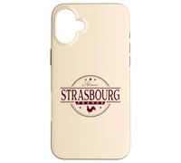 Strasbourg France - Strasbourg France Label Case for iPhone 16 Plus