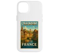 Strasbourg France Vintage Travel Souvenir Poster Art Graphic Case for iPhone 14 Plus