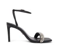 Strass embellished sandal in black/silver, female, Steve Madden, High Heel Sandals, Black, 4 1/2 UK, Shoes 4 1/2 UK