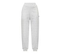 Strass Joggers with Ribbed Cuffs, female, 8PM, Sweatpants, Beige, XS, Trousers XS
